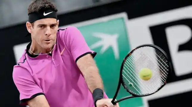 Del Potro va en busca de las semis ante Djokovic en Roma