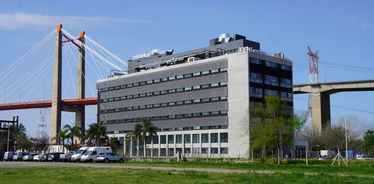 La construcción del sanatorio demandó dos años y medio.