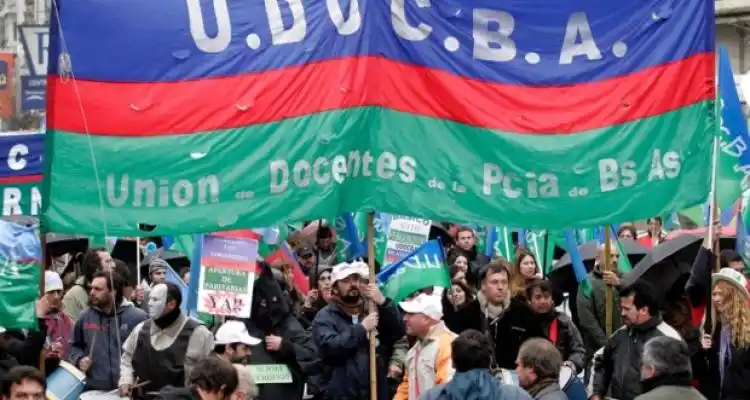Udocba anunció paro y sus afiliados no dictarán clases el lunes