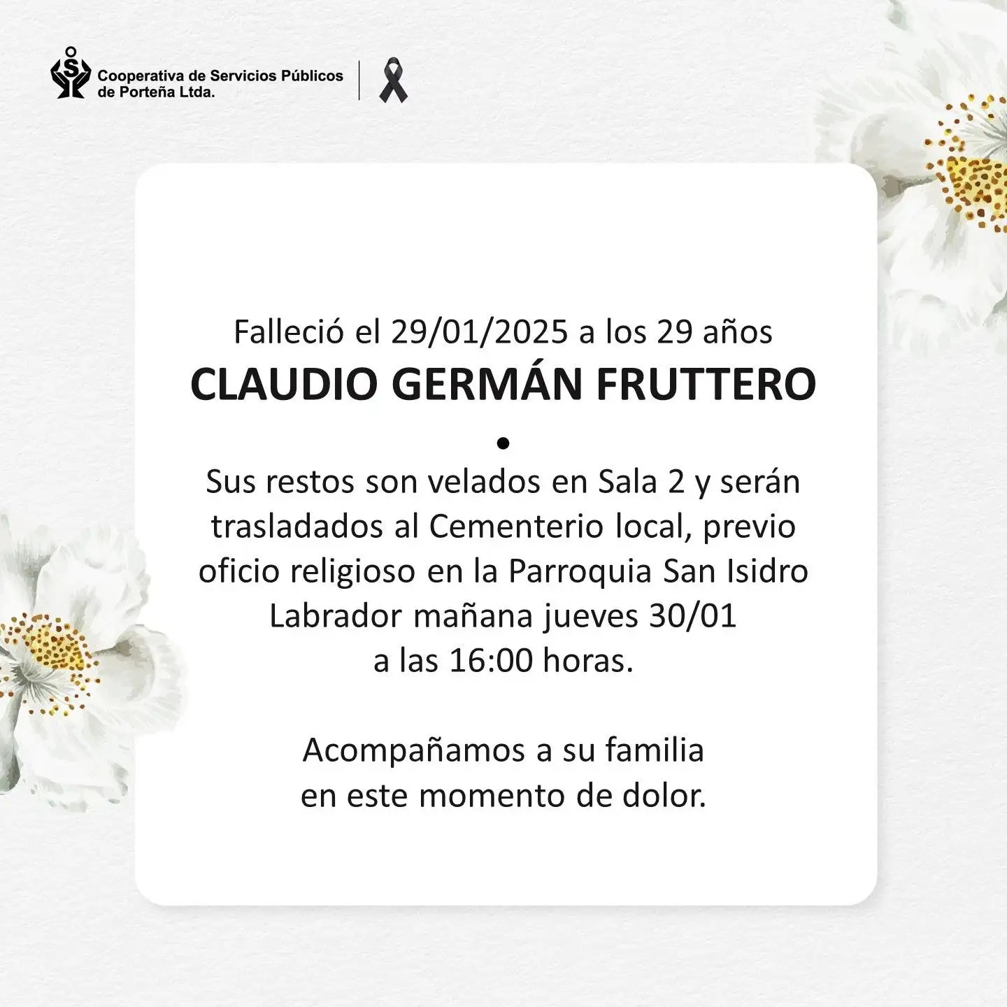 Tragedia en Porteña: un joven de 29 años falleció tras caer desde el techo de un galpón cuando estaba trabajando - 1