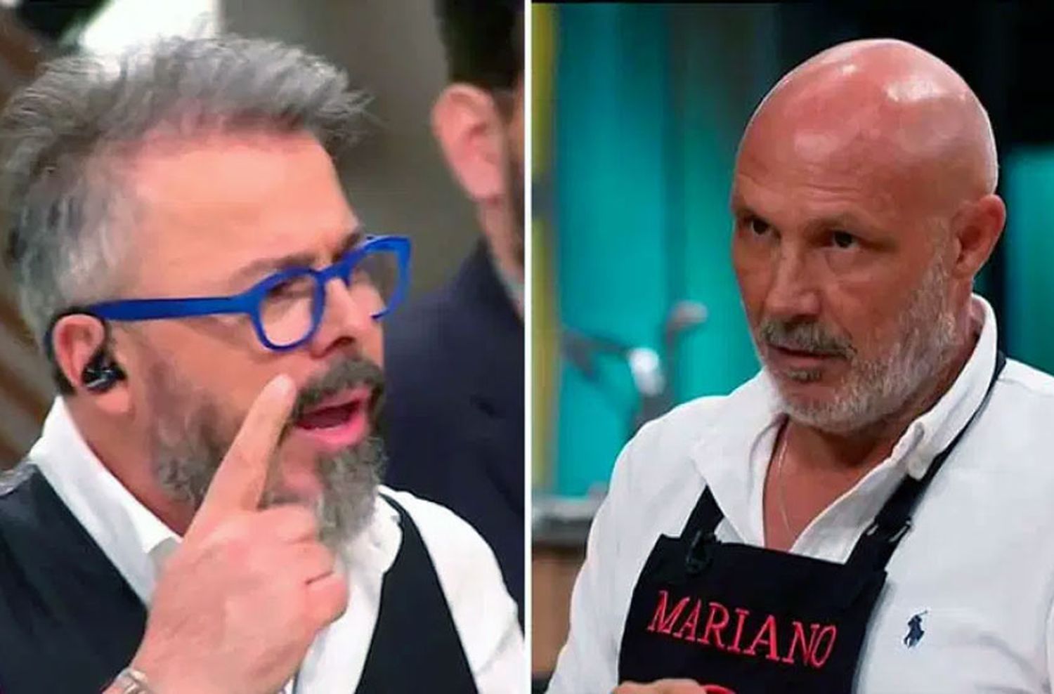 Tenso cruce entre Donato De Santis y Mariano Dalla Libera en MasterChef Celebrity 2