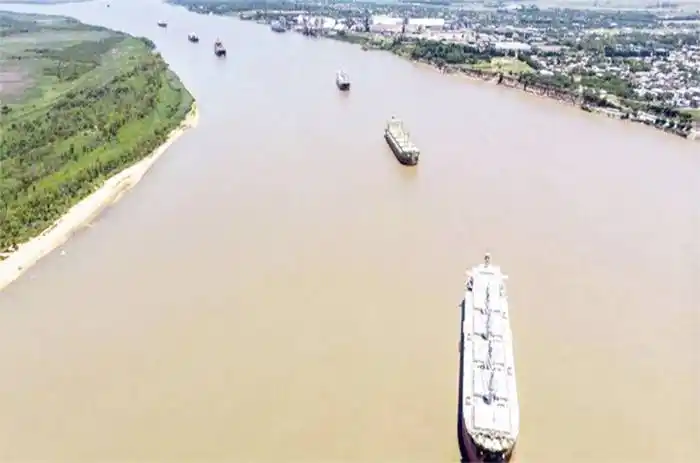 Otra  �Sretención⬝ al agro  para invertir en la Hidrovía