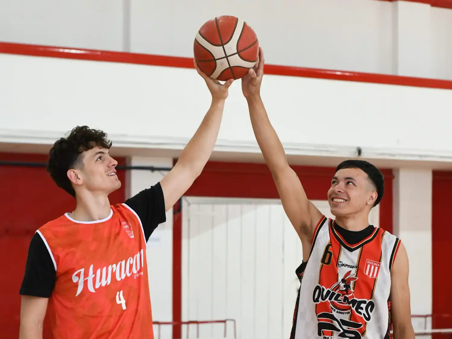 Ulises Otero y Marcos Franssen en la previa de la final