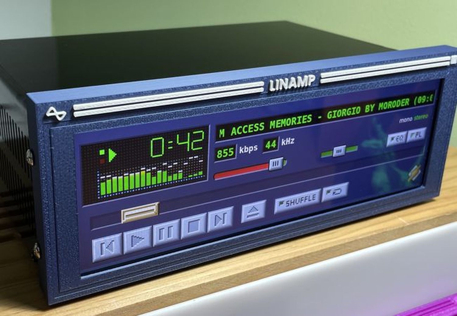 Revive al Winamp en un minicomponente