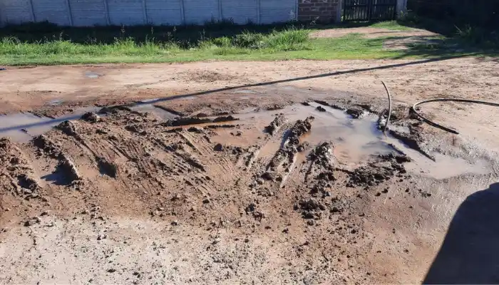 Desastre en la esquina de Frers y Larralde