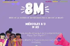 Este miércoles 8, comienza en Larroque la "Agenda del Mes de la Mujer"
