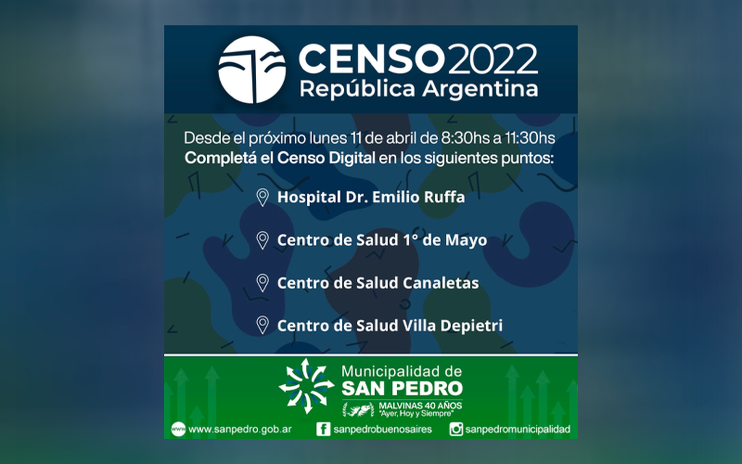Censo Digital en Centros de Salud y Hospital