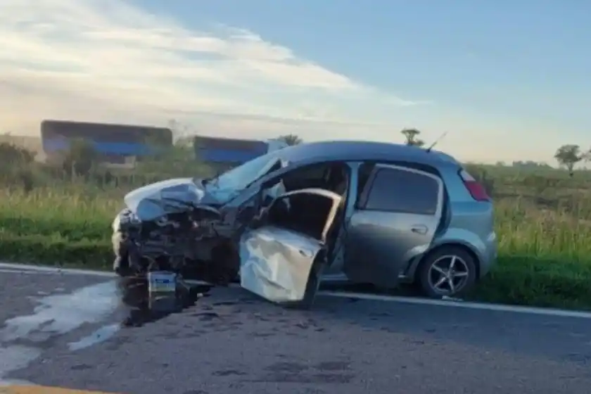 Choque fatal en la región: murió un motociclista en ruta 91