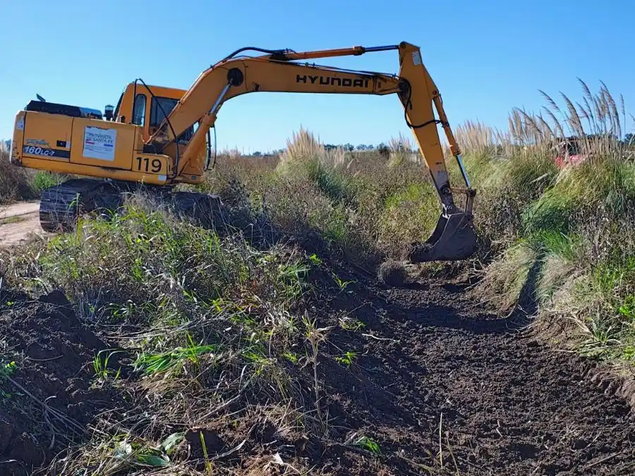 Las tareas de limpieza reducen el impacto ante posibles excesos hídricos.
