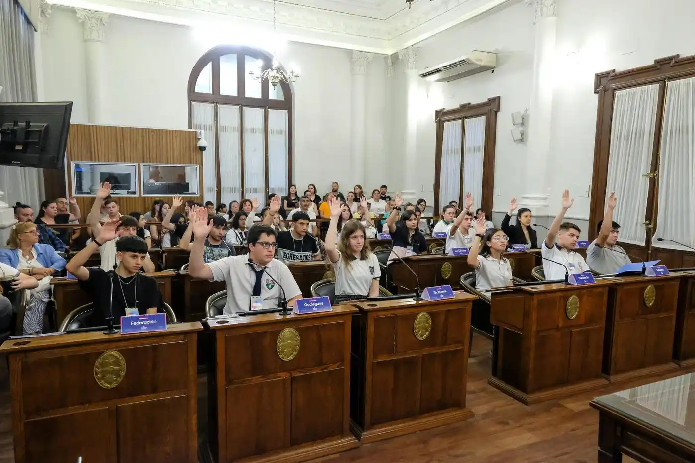 Con la aprobación de seis proyectos inició el Senado Juvenil Entrerriano