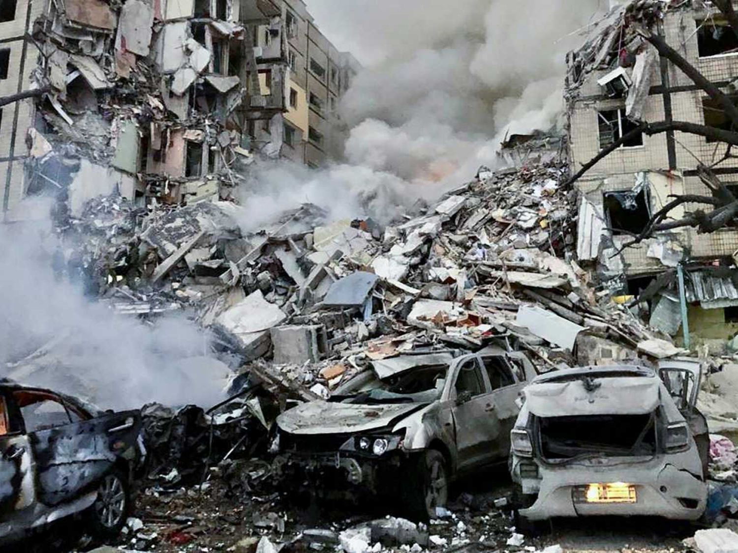 Rusia volvió a sembrar la muerte en Kiev con aviones no tripulados