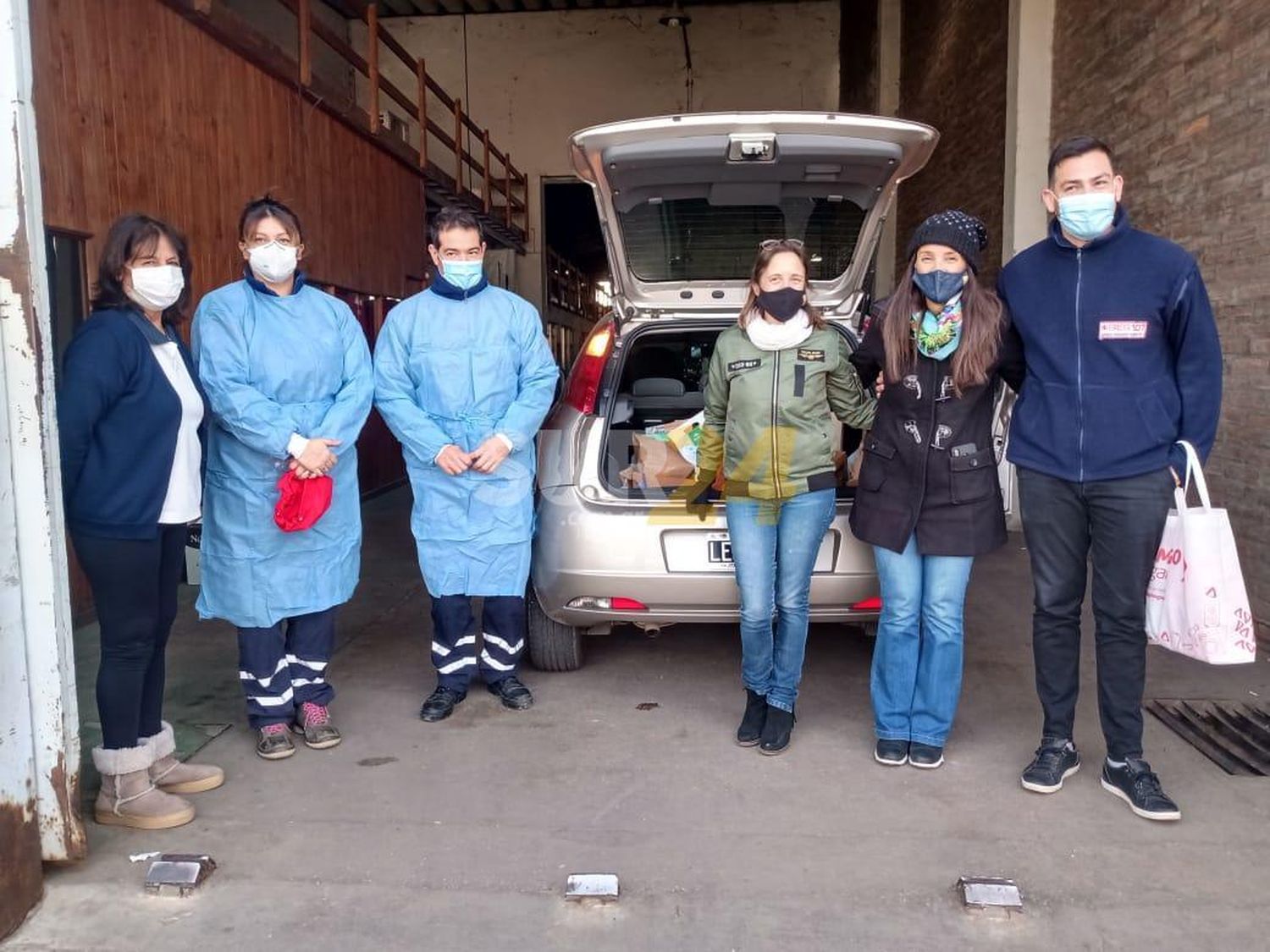 “Gracias por cuidarnos”: entregaron más de 350 presentes al personal de salud