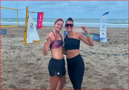 Gran actuación de Juana Jacob en la segunda etapa del Circuito Argentino de Vóley Playa