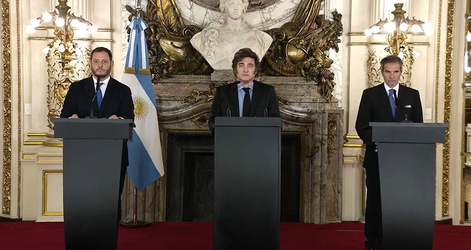 Milei anunció el Plan Nuclear Argentino: "La energía nuclear tendrá su retorno triunfal"