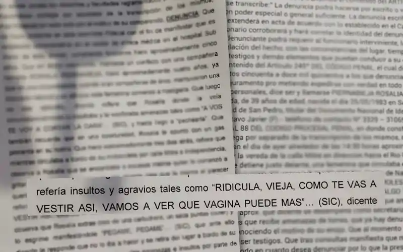 Denuncia cruzada: “Vamos a ver qué vagina puede más”