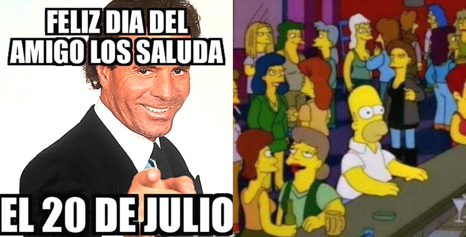 Cómo todos los años, aparecieron los clásicos memes del Día del Amigo.