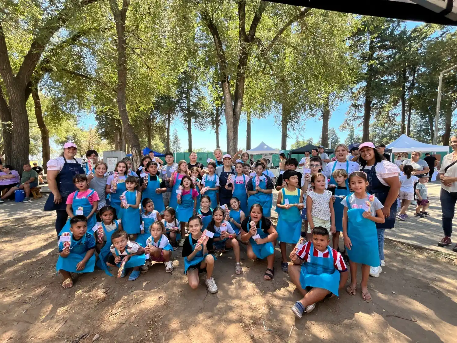 Unos 30 chicos participaron de esta enriquecedora experiencia.