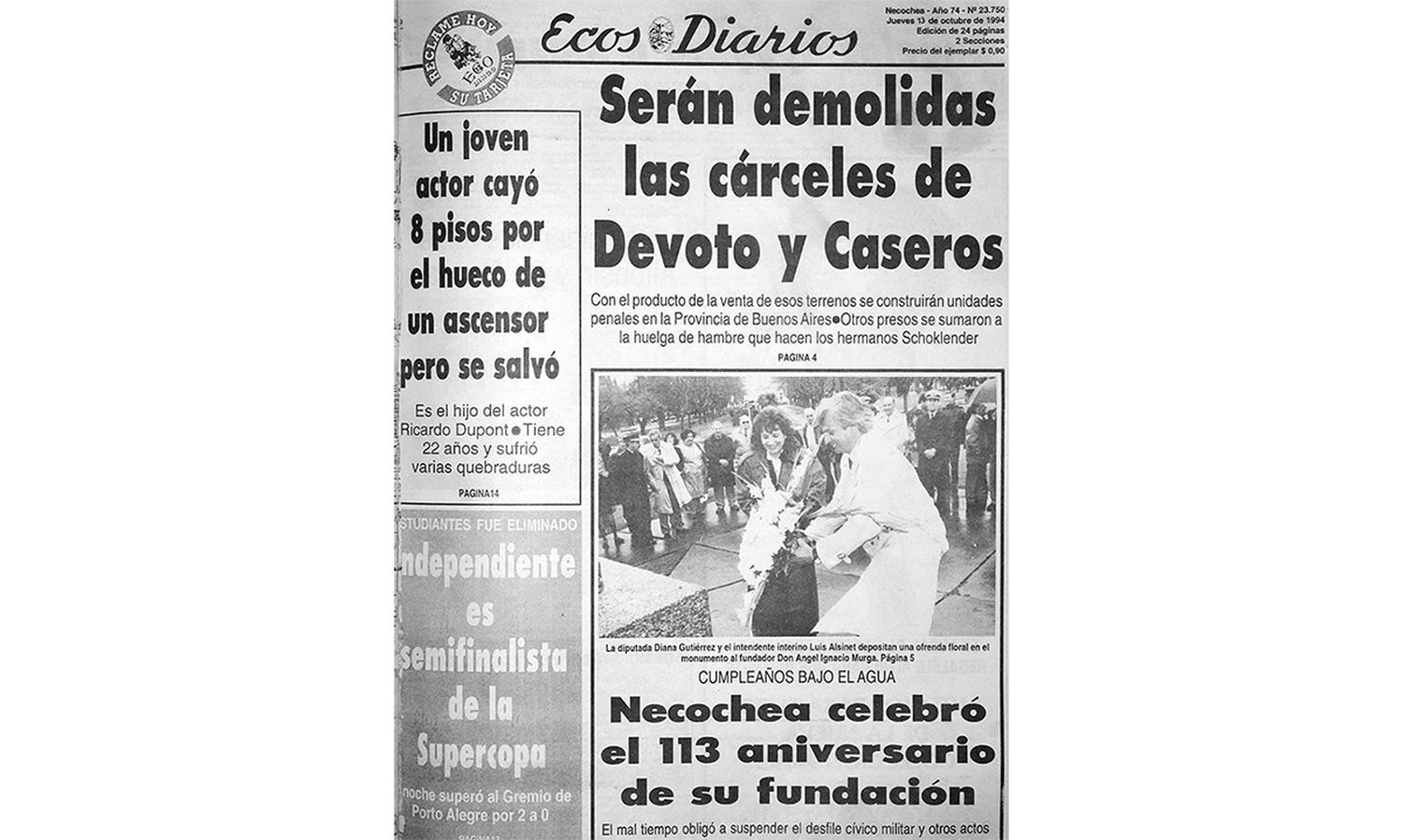 Jueves 13 de octubre de 1994