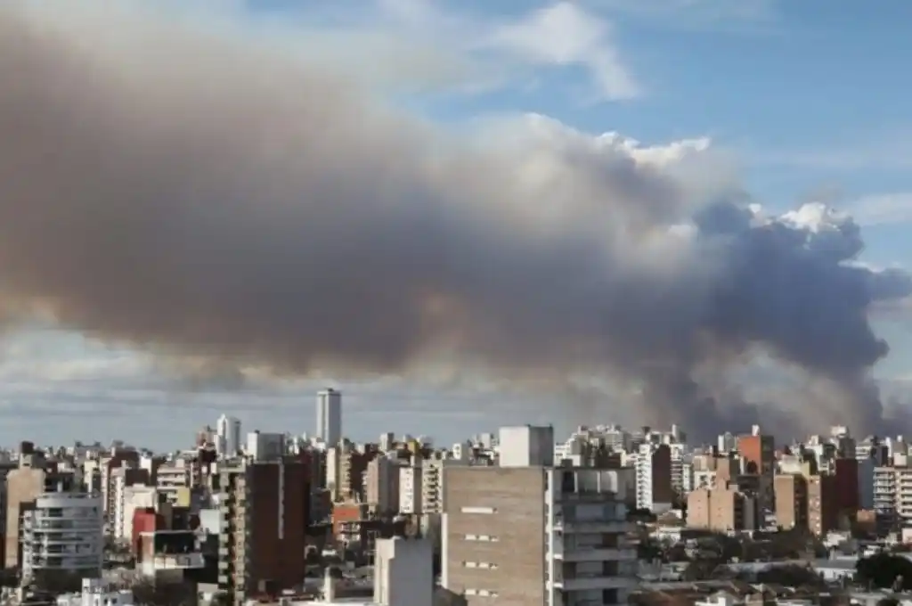 En redes sociales, los rosarinos muestran su enojo por el humo: “No se aguanta más”