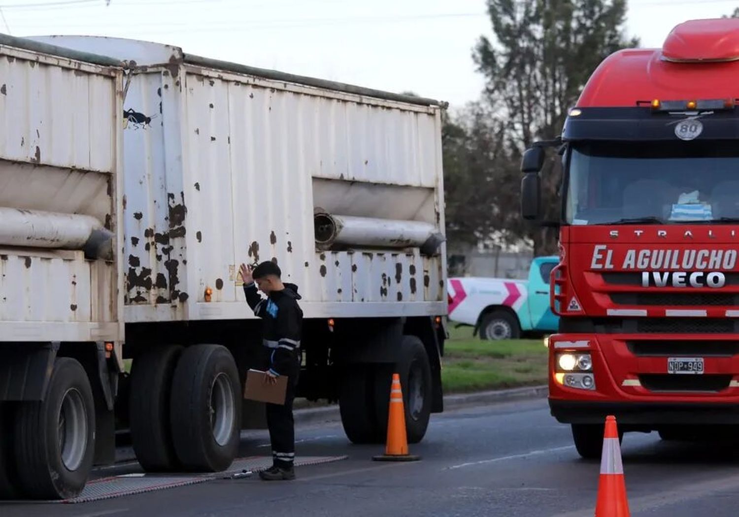 Transporte detectó 192 mil kg de exceso de cargas