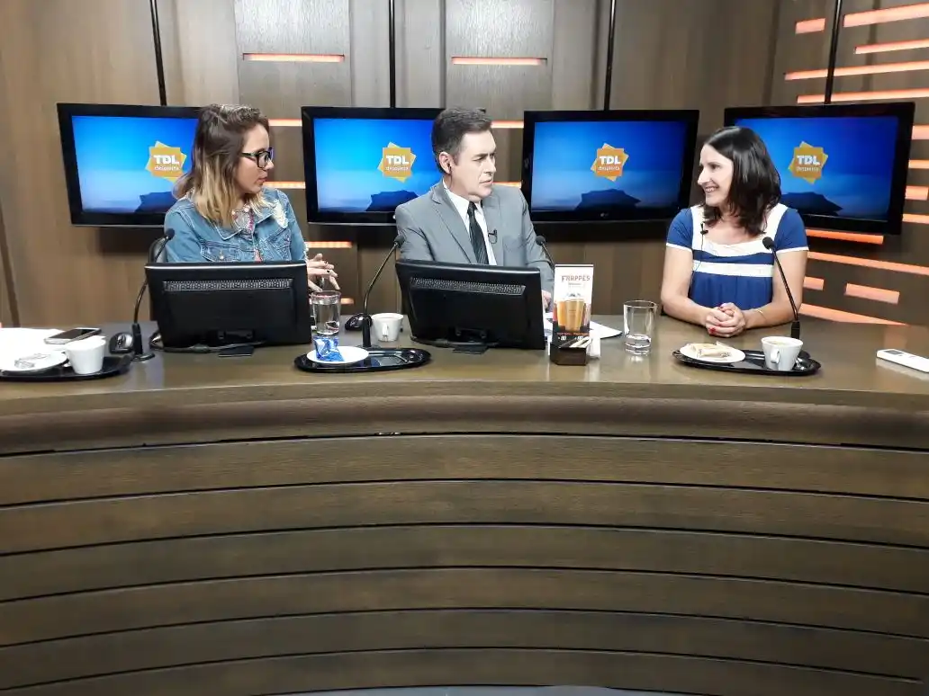 La Dra. Florencia Bruggesser, en el desayuno de "Tandil Despierta"