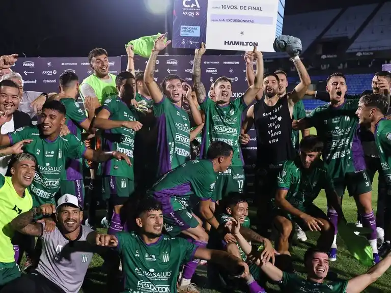 Excursionistas metió el primer batacazo 2025 en la Copa Argentina eliminando al Tomba. Foto: Copa Argentina