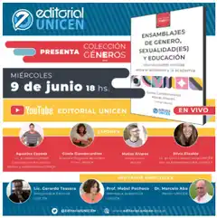 Editorial Unicen presenta hoy una nueva colección y libro sobre género