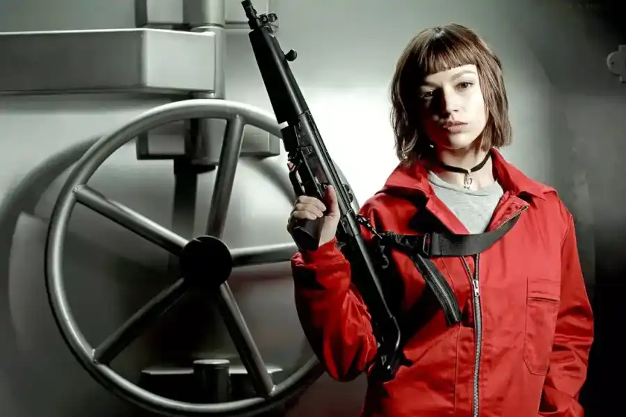 Úrsula Corberó en su personaje de Tokyo en 