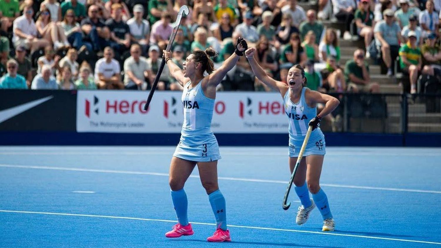 Bruggesser fue partícipe en otra victoria de Las Leonas