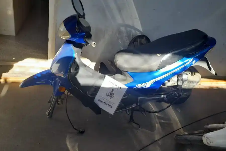 Gracias al Centro de Monitoreo  y a la policía pudieron recuperar una moto y detener a un sujeto