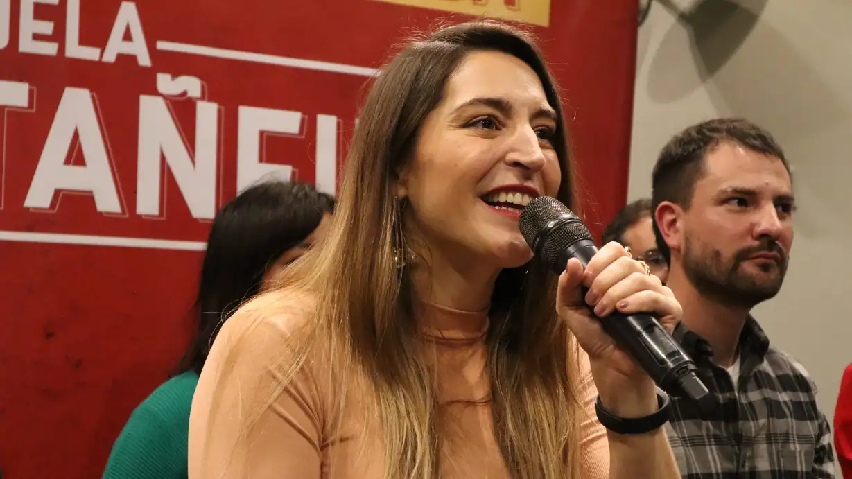 Manuela Castañeira, dirigente nacional del Nuevo MAS y Las Rojas.