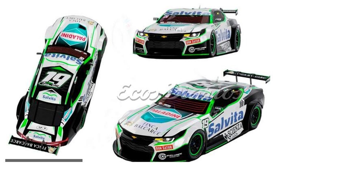 Diseño. Del Camaro con el que correrá Diego Ciantini, en el Turismo Carretera, desde la quinta fecha