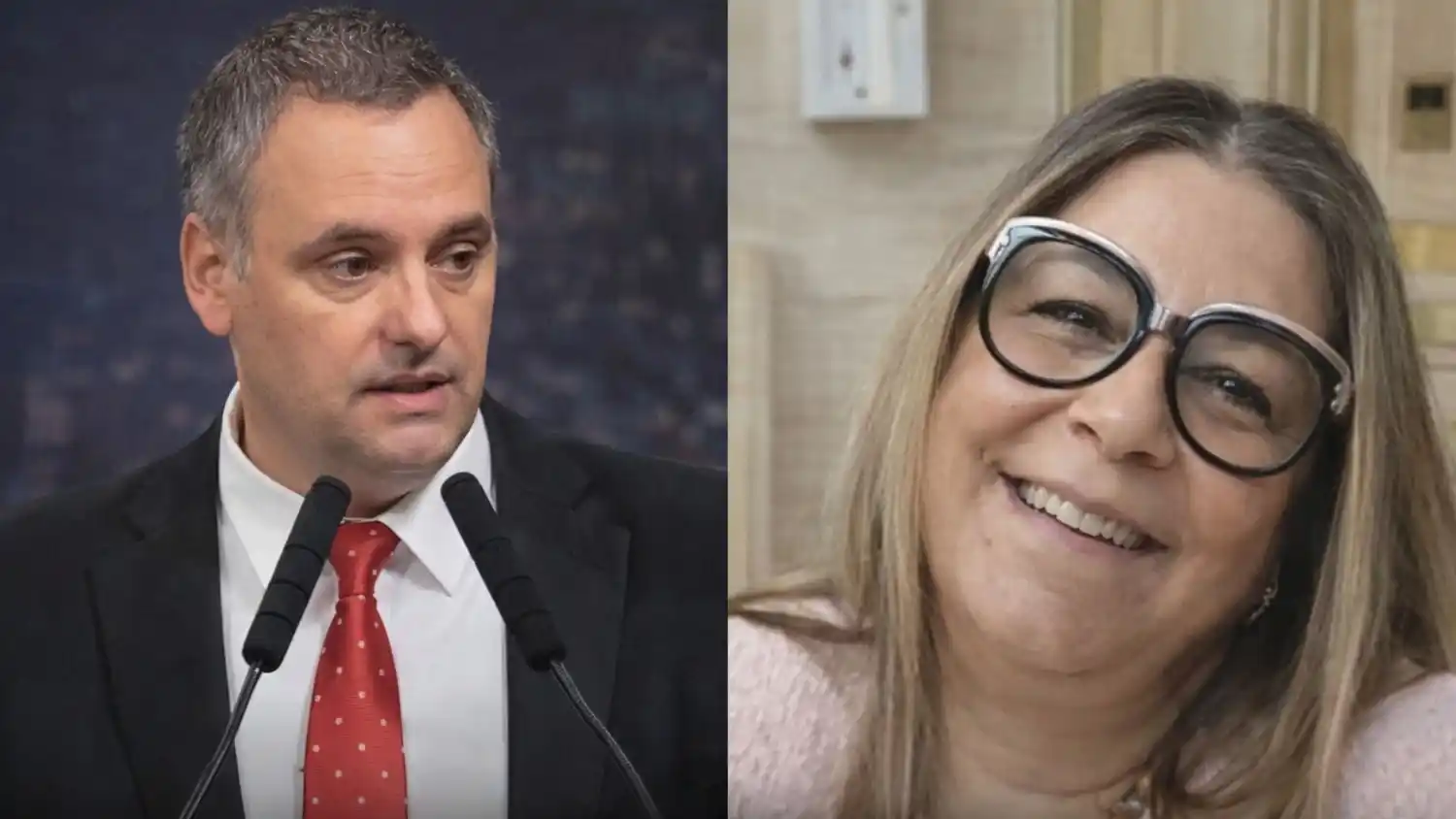 Manuel Adorni y Natalia Nechevenko, protagonistas de un caso resonante.