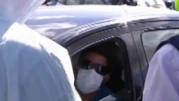 Frenaron a un conductor en la Ruta 2 con 38,5° de fiebre: admitió que tuvo contacto con un italiano