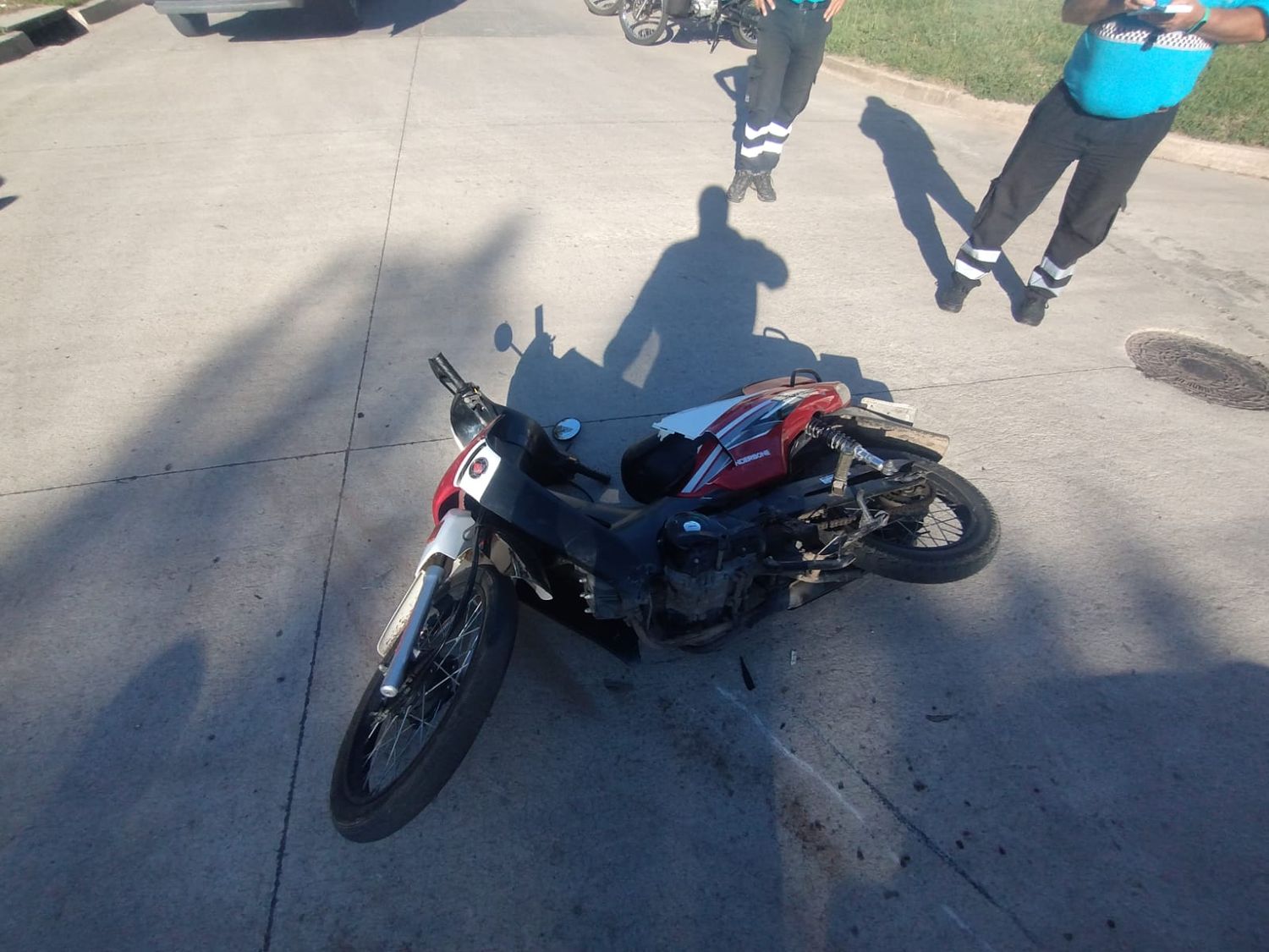 moto accidente