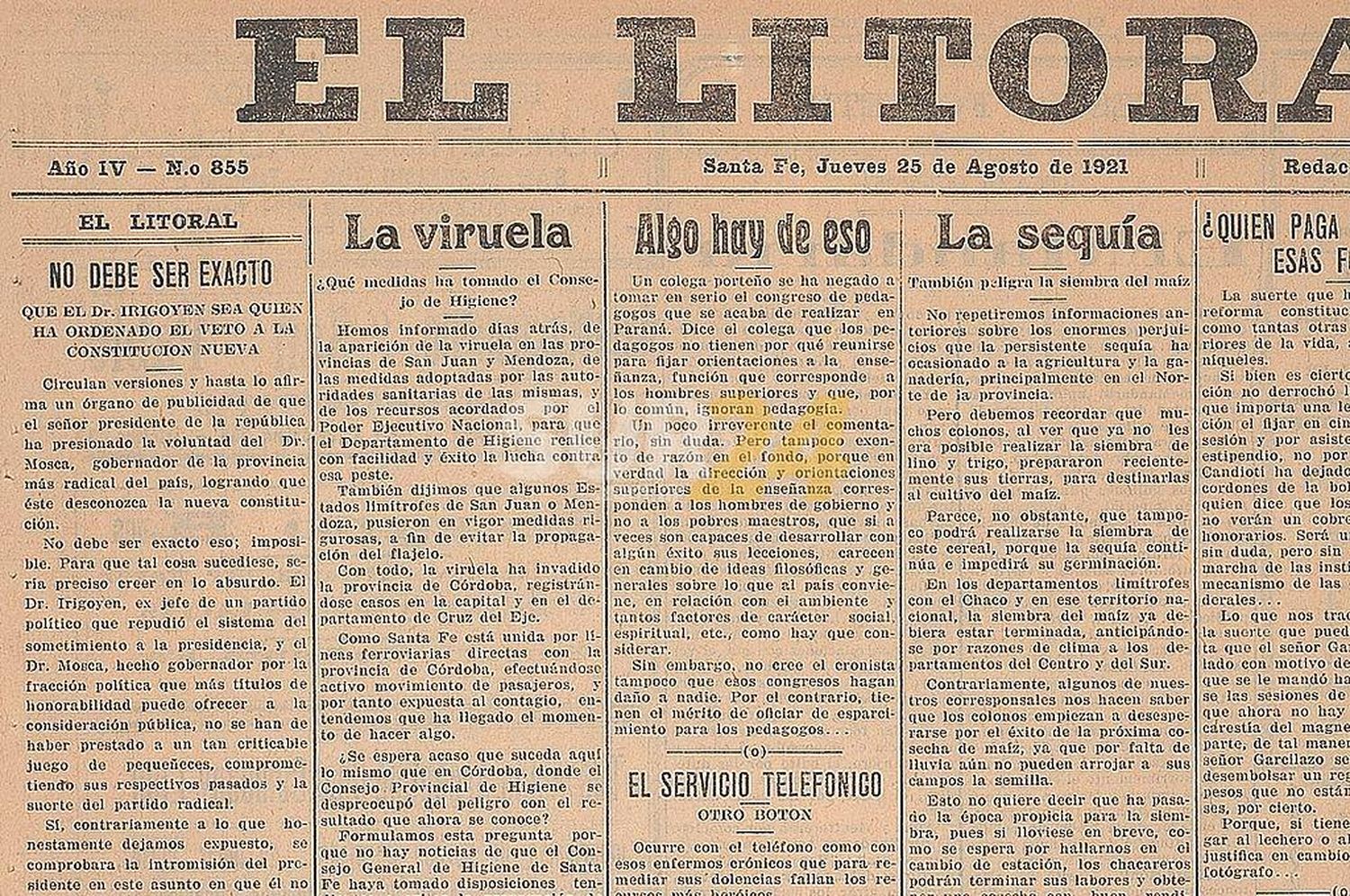 A 100 años de la Constitución santafesina progresista