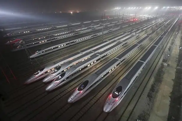 En China, se inauguraron los trenes más rápidos del mundo