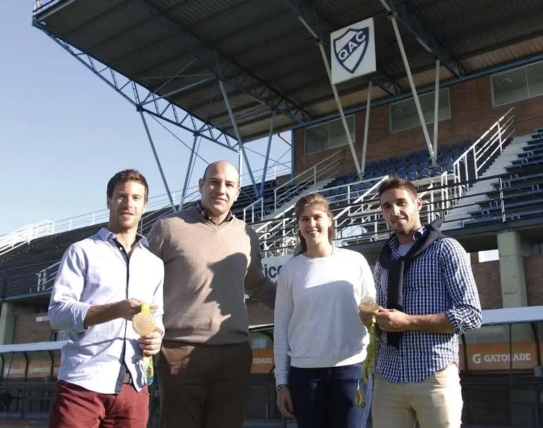 Quilmes: Martiniano Molina recibió a los deportistas olímpicos del distrito 