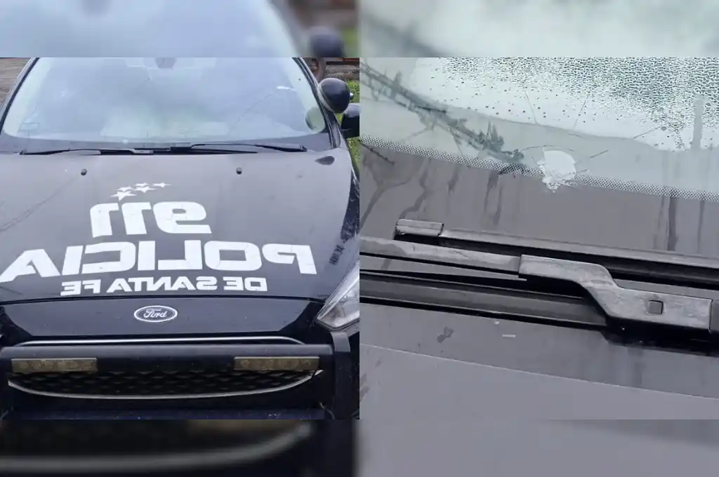 El imputado también le disparó a la patrulla, generando daños en el parabrisas.