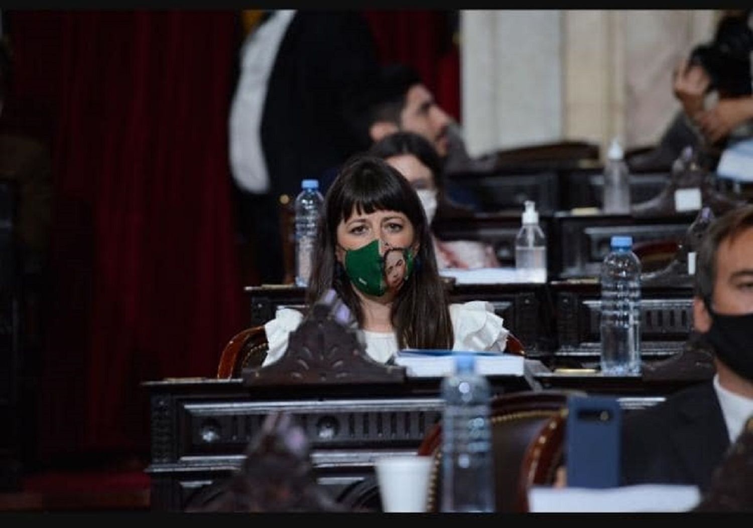 Carolina Gaillard le apuntó a Rogelio Frigerio
