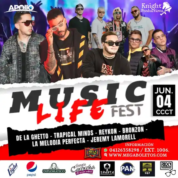 Music Life Fest llega a Caracas en junio