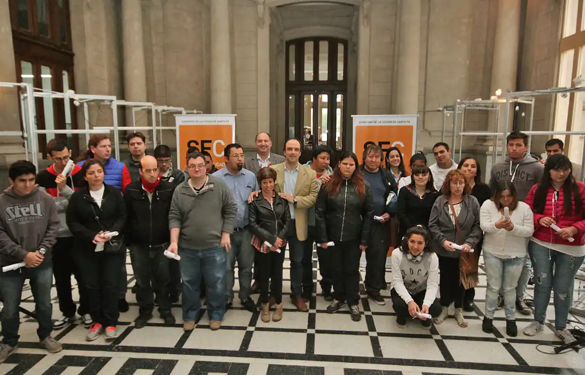 Municipio inclusivo: 30 personas con discapacidad realizan sus pasantías laborales