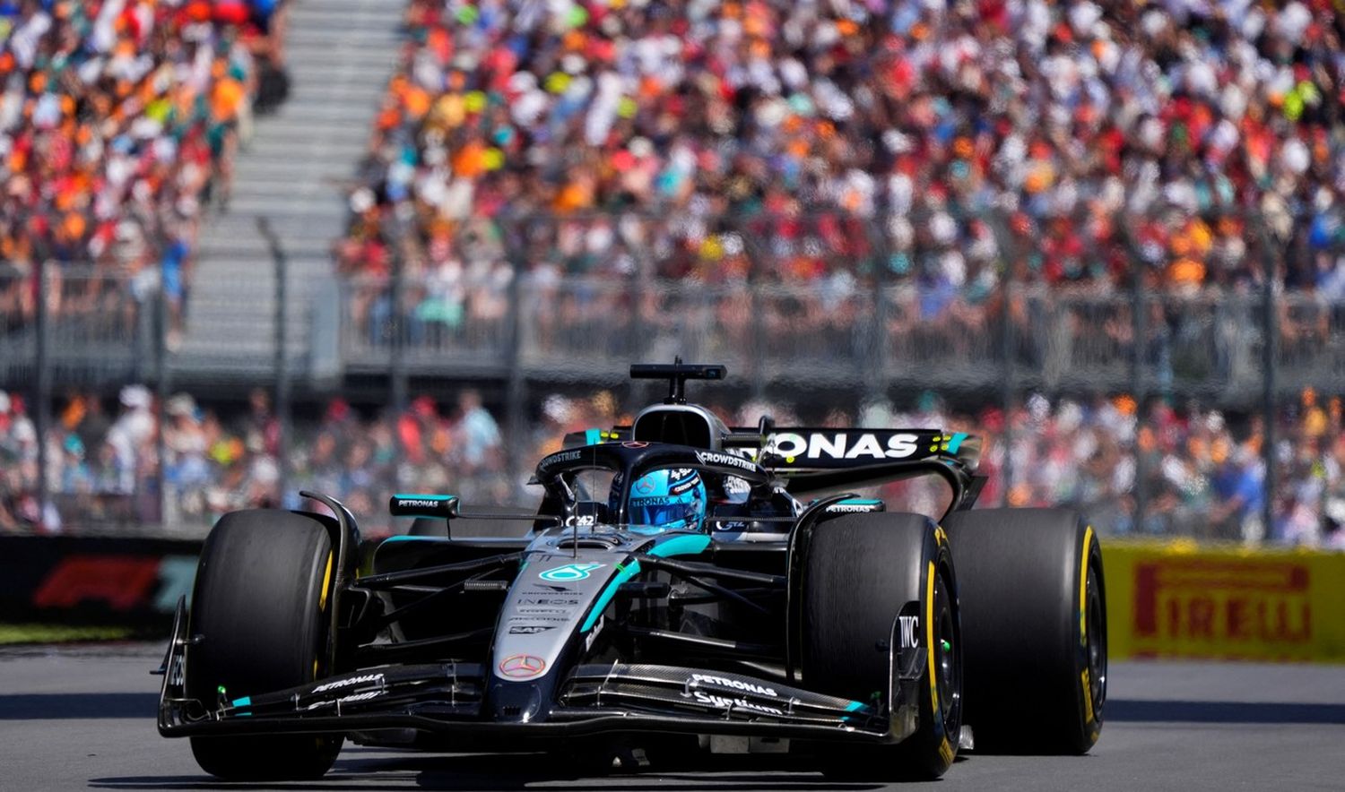 GP de Canadá: Russell se quedó con el triunfo y Colapinto finalizó 13º