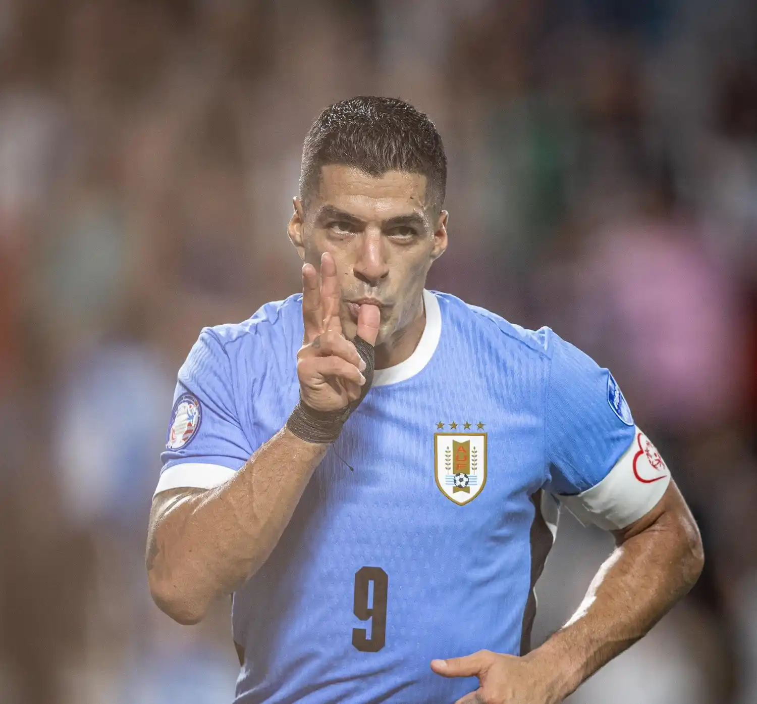Luis Suárez se retiró de la selección de Uruguay