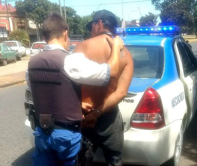 Aprehendido por disturbios