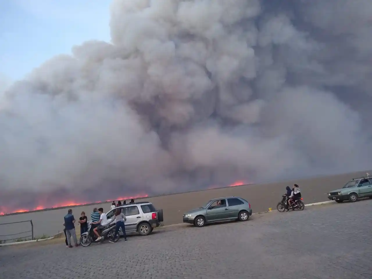 Otra vez el humo del Delta llegó a Buenos Aires