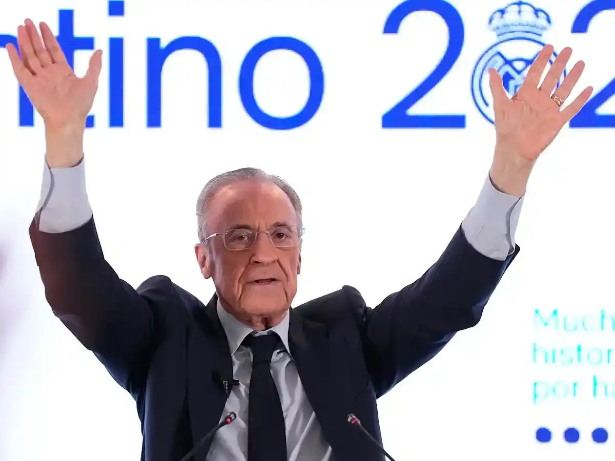 Florentino Pérez ganó las elecciones del Real Madrid con el 65% de los votos. Foto: El País