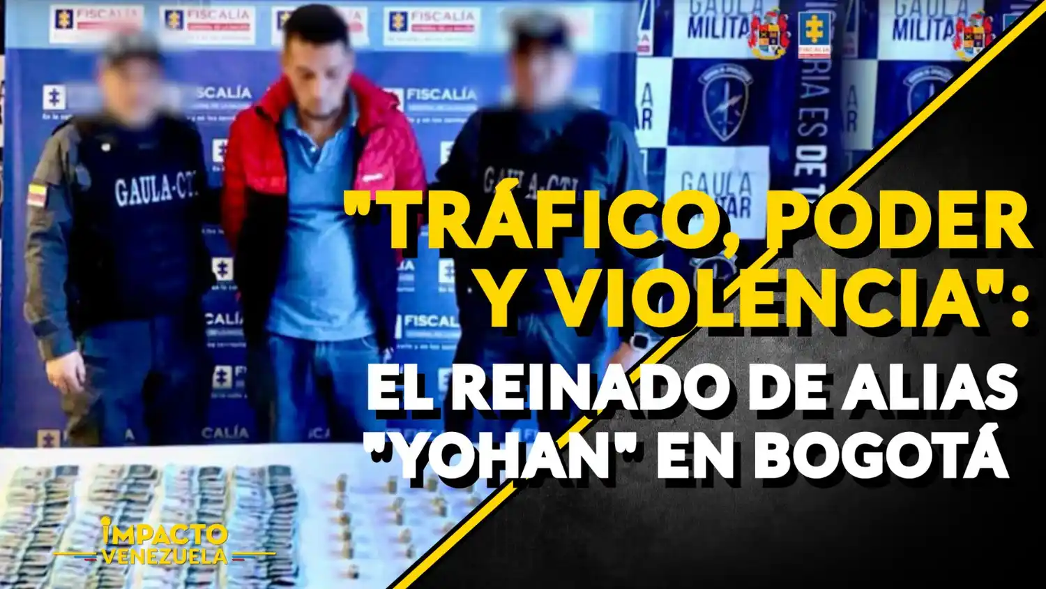 «TRÁFICO, PODER Y VIOLENCIA»: el reinado de alias «Yohan» en Bogotá – VIDEO