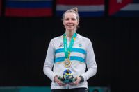 Isabel Di Tella logró un histórico oro en espada
