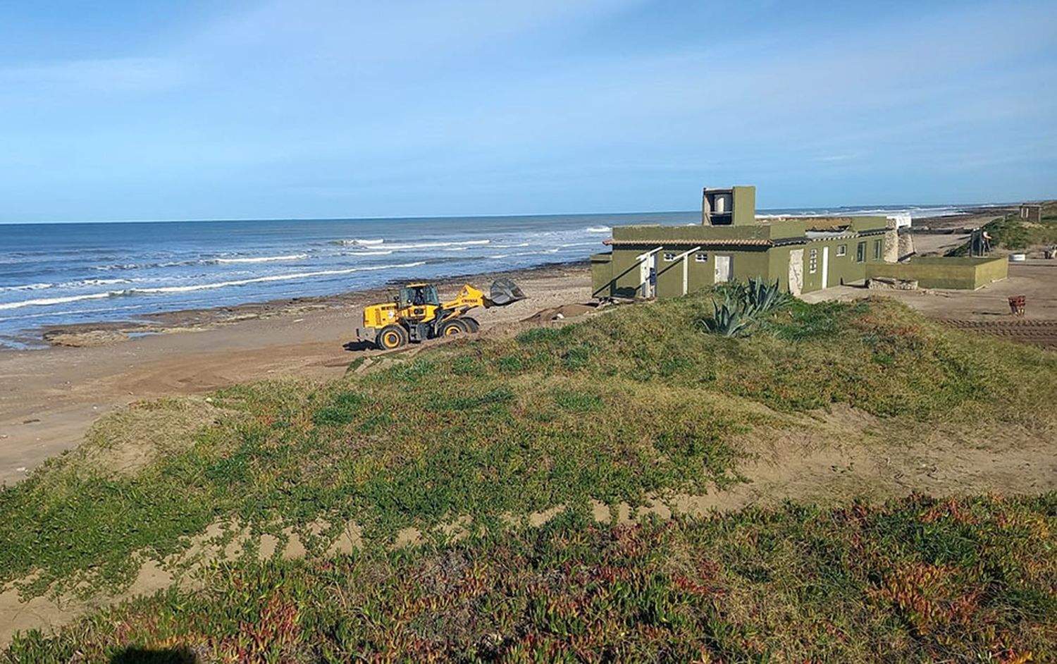 Máquinas trabajaron en el sector de Costa Bonita